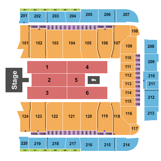 CFG Bank Arena Vybz Kartel Seating Chart