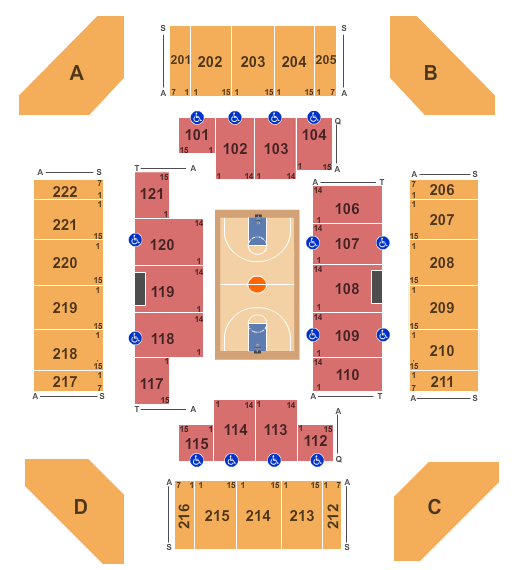 Oman Arena Seating Chart