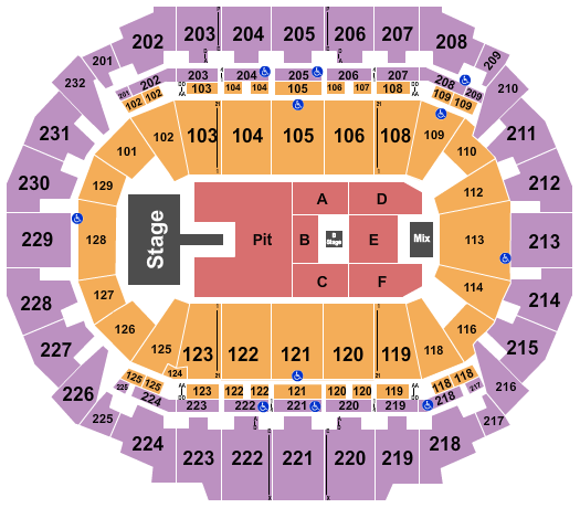 CHI Health Center Omaha Alex Warren Seating Chart