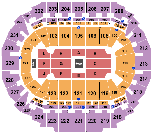 CHI Health Center Omaha Center Stage 4 Seating Chart