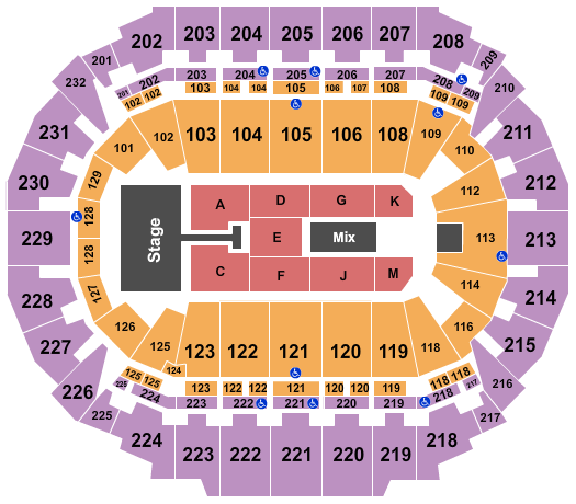 CHI Health Center Omaha Def Leppard Seating Chart
