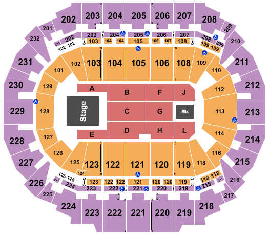 CHI Health Center Omaha Elevation Worship Seating Chart