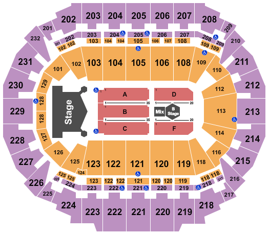 CHI Health Center Omaha KISS Seating Chart