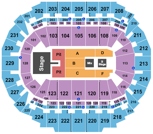 CHI Health Center Omaha Keith Urban 1 Seating Chart