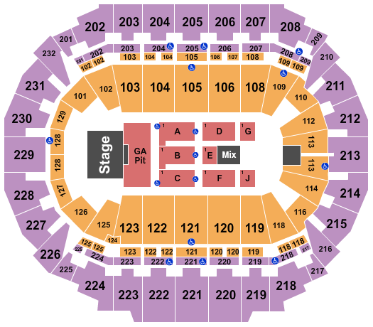 CHI Health Center Omaha Luke Combs Seating Chart