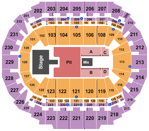 CHI Health Center Omaha Papa Roach Seating Chart