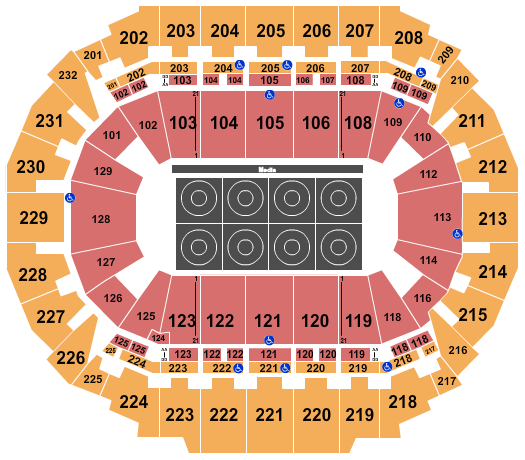 CHI Health Center Omaha Wrestling 2 Seating Chart