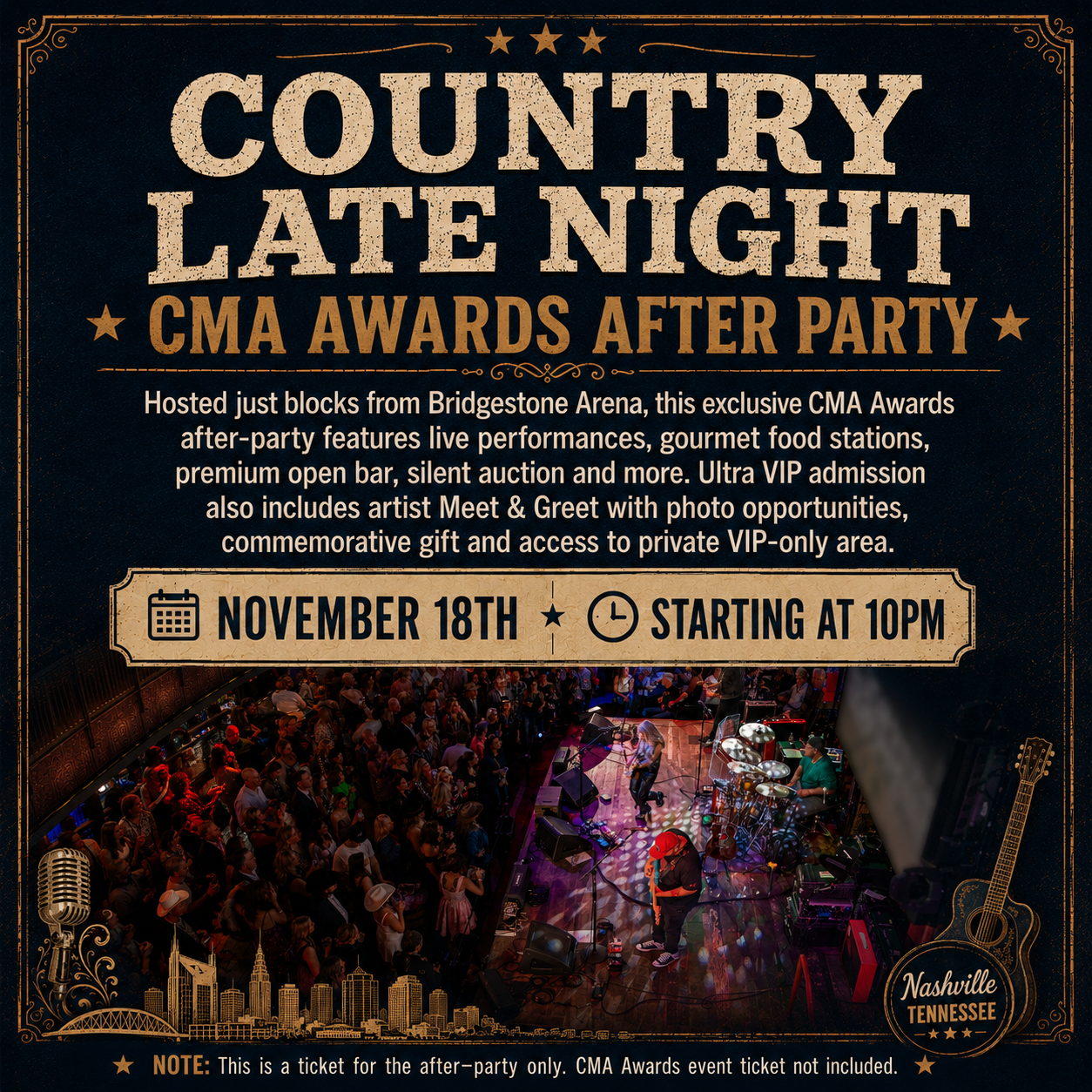 CMA Awards Country Late Night After Party