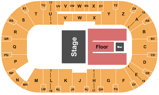 CN Centre Half House 2 Seating Chart