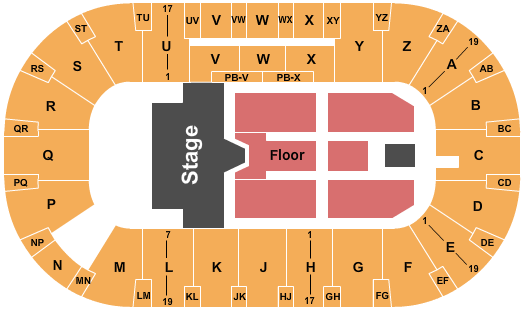 CN Centre Hedley Seating Chart