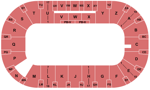 seating chart for CN Centre - Open Floor - eventticketscenter.com
