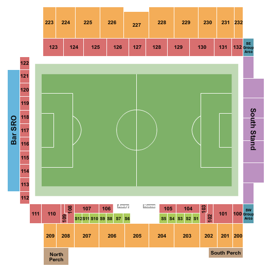 CPKC Stadium Soccer 2 Seating Chart