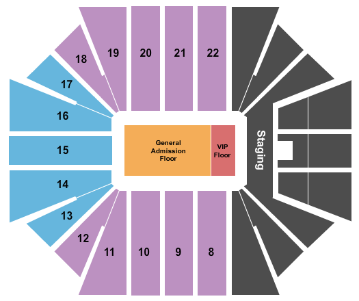 CU Events Center Seating Chart