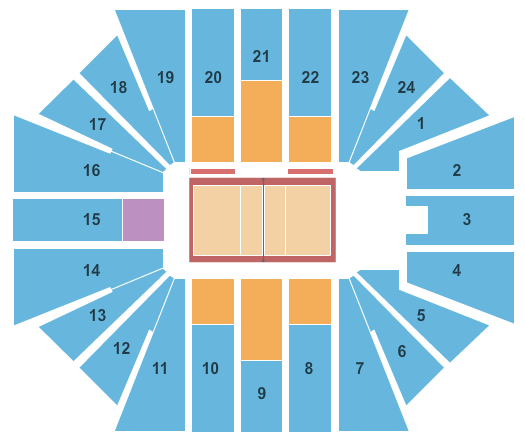 CU Events Center Volleyball Seating Chart