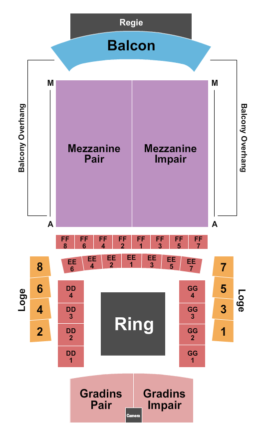 Cabaret Du Casino De Montreal Boxing 2 Seating Chart