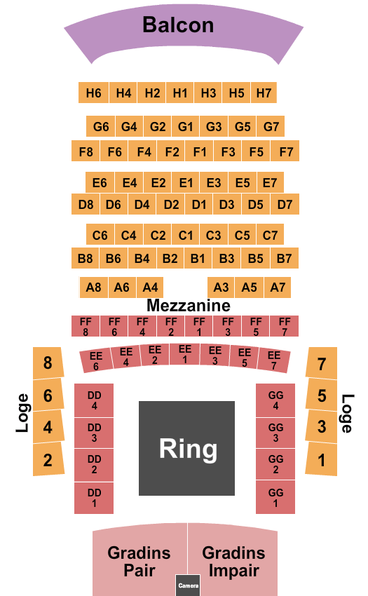 Cabaret Du Casino De Montreal Boxing Seating Chart