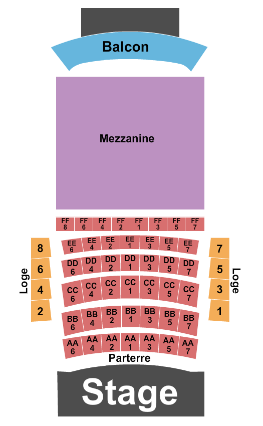 Cabaret Du Casino De Montreal Seating Chart