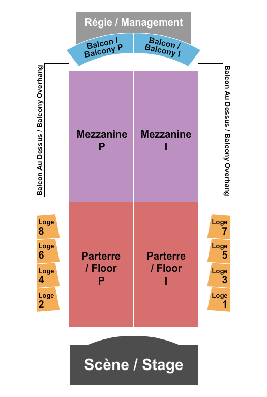 Cabaret Du Casino De Montreal Seating Chart