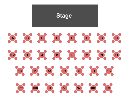 Cabaret At Yavapai College Performance Hall Endstage Tables Seating Chart