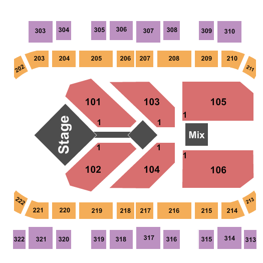 Cabarrus Arena Casting Crowns Seating Chart