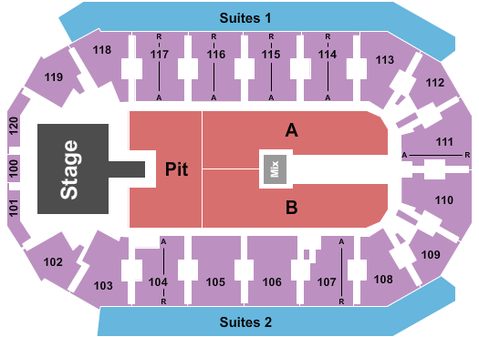 Cable Dahmer Arena Brantley Gilbert 1 Seating Chart