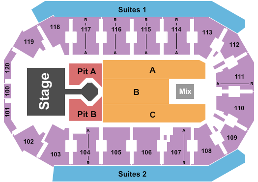 Cable Dahmer Arena Needtobreathe Seating Chart