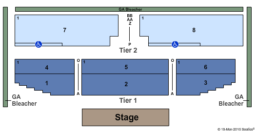 Cactus Petes Outdoor Amphitheater End Stage Seating Chart