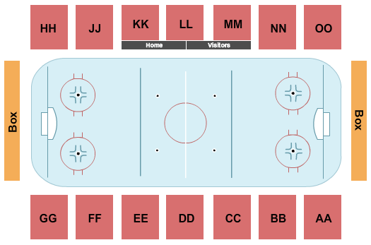 Cadet Ice Arena Hockey Seating Chart