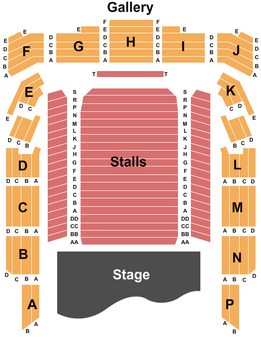 Cadogan Hall - London End Stage Seating Chart