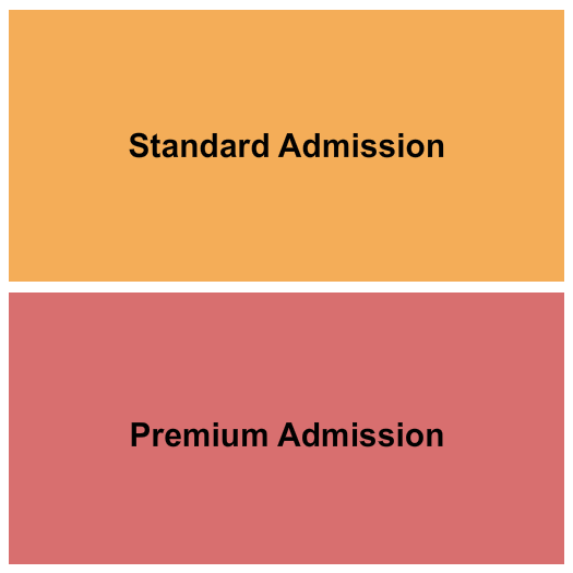 Caesars Entertainment Studios At Horseshoe Las Vegas Standard/Premium Seating Chart