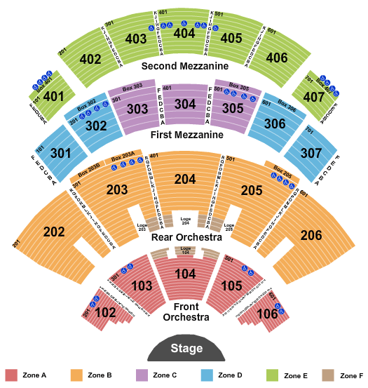 The Colosseum At Caesars Palace Endstage IntZone 5 Seating Chart