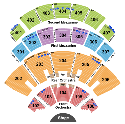 The Colosseum at Caesars Palace Seating Chart