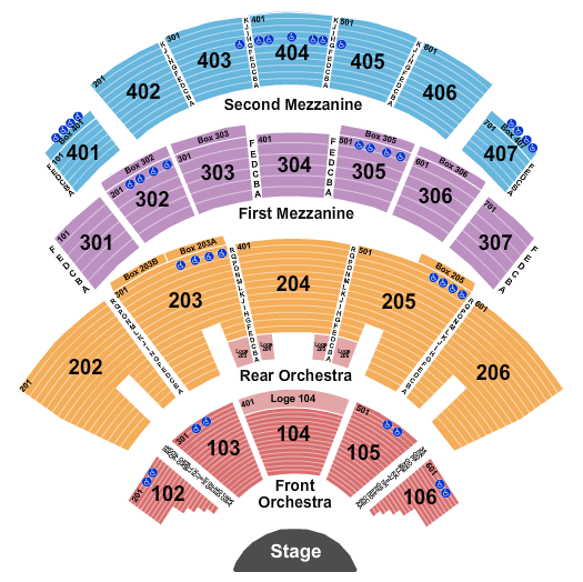 Rod Stewart The Colosseum at Caesars Palace Seating Chart