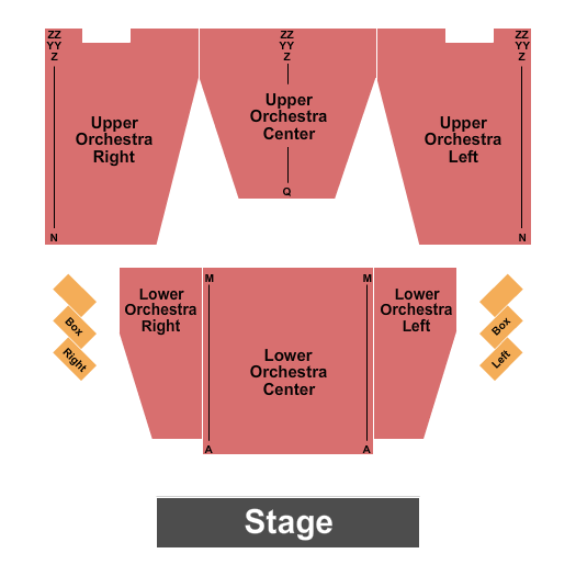 Cailloux Theater Endstage Seating Chart