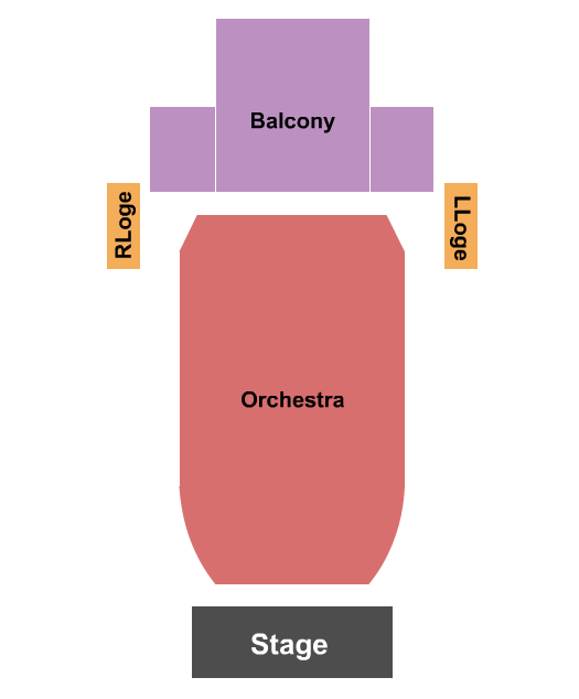 Caine Lyric Theatre Endstage Seating Chart