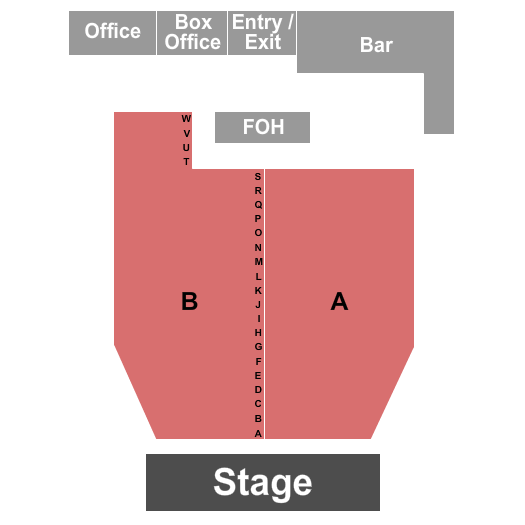 Cains Ballroom Endstage 2 Seating Chart
