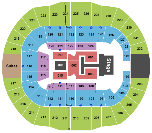 Cajundome Chris Tomlin Seating Chart