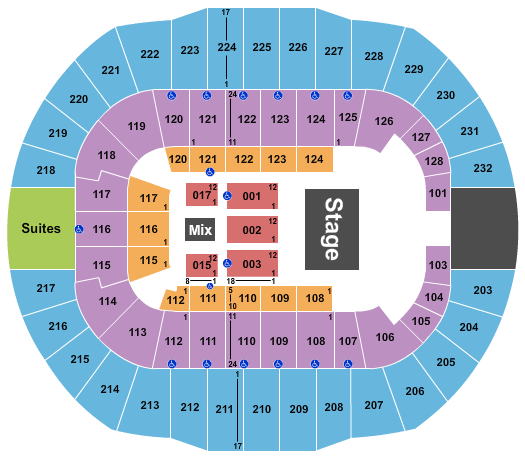 Cajundome Chris Young Seating Chart