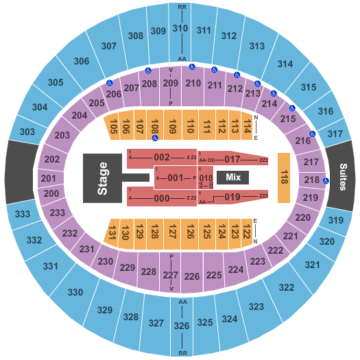 Cajundome Def Leppard Seating Chart