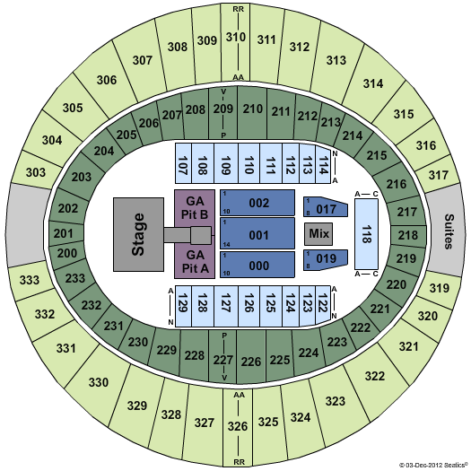 Cajundome Jason Aldean Seating Chart