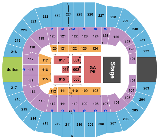 Cajundome Miranda Lambert Seating Chart