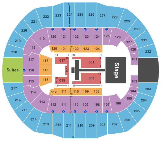 Cajundome TobyMac Seating Chart