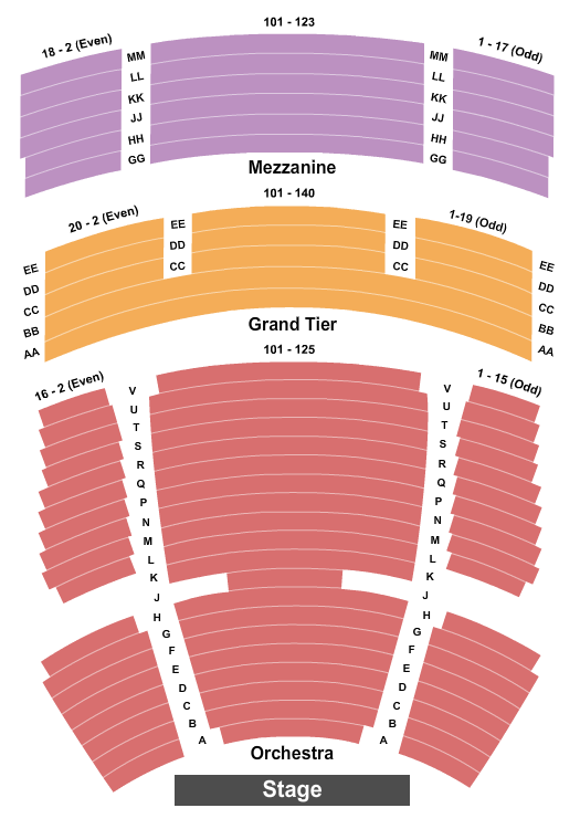 Center For Performing Arts San Jose Seating Chart