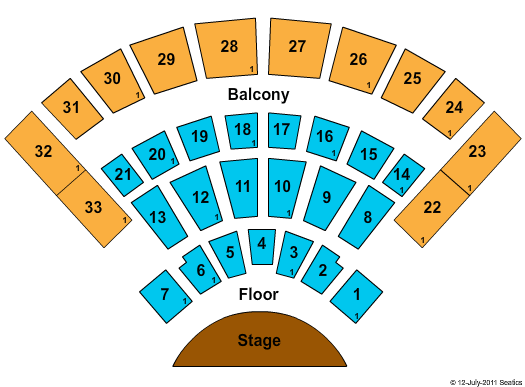 Calvary Assembly Of God - Winter Park End Stage Seating Chart