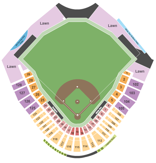 Camelback Ranch Ballpark Seating Chart