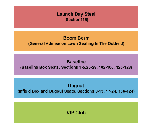 Camelback Ranch Stadium Boom Ball Seating Chart