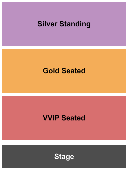 Canada Event Centre Seated/Standing Seating Chart