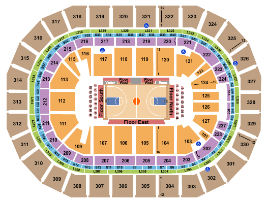 Canada Life Centre Basketball Seating Chart