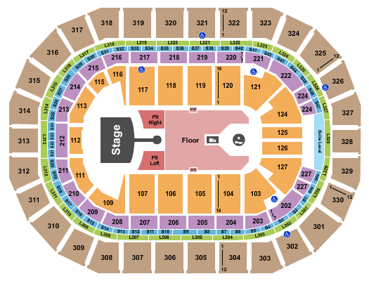 Canada Life Centre Next Event Seating Chart