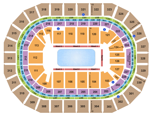 Canada Life Centre Ice Show Seating Chart
